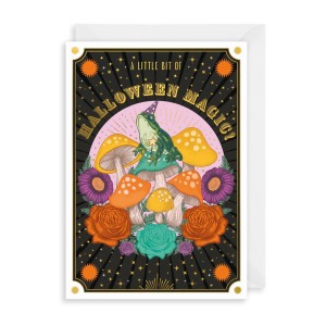 Поздравителна картичка "Хелоуин магия"